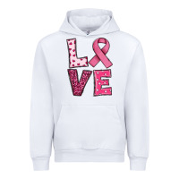 White Western Breast Cancer Love Urban Hoodie - RanaPortraitStore