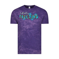 Cloud Purple literally freezing winter Vintage Tee - RanaPortraitStore