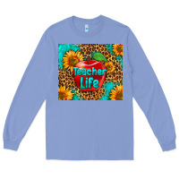 Colony Blue teacher life Long Sleeve Tee - HRA Design Shop