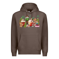 Coffee gingerbread coffee Premium Hoodie - MaliasSmallBusiness