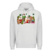 Dove Grey gingerbread coffee Premium Hoodie - MaliasSmallBusiness