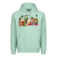 Seafoam gingerbread coffee Premium Hoodie - MaliasSmallBusiness