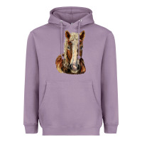 Lavender Belgian Horse Heavyweight Hoodie - LillyAllenDesigns