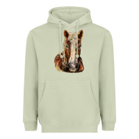 Matcha Belgian Horse Heavyweight Hoodie - LillyAllenDesigns