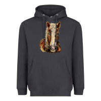 Smoke Belgian Horse Heavyweight Hoodie - LillyAllenDesigns