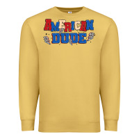 Antique Gold american dude Premium Sweatshirt - MaliasSmallBusiness