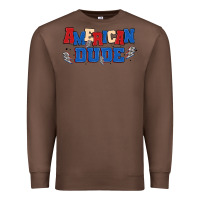 Chestnut american dude Premium Sweatshirt - MaliasSmallBusiness