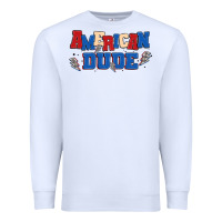 White american dude Premium Sweatshirt - MaliasSmallBusiness