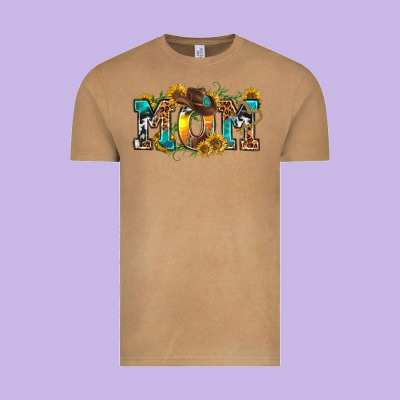 Western Mom Vintage Tee Designed By Texasbilliewilder
