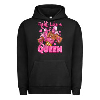 Pigment Black Survivor queen Breast Cancer afro girl sneakers Urban Hoodie - RanaPortraitStore