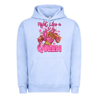 Pigment Grape Ice Survivor queen Breast Cancer afro girl sneakers Urban Hoodie - RanaPortraitStore