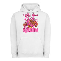 Pigment Lunar Rock Survivor queen Breast Cancer afro girl sneakers Urban Hoodie - RanaPortraitStore