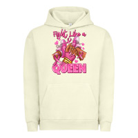 Pigment Pistachio Survivor queen Breast Cancer afro girl sneakers Urban Hoodie - RanaPortraitStore