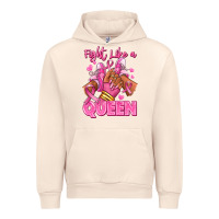 Sandshell Survivor queen Breast Cancer afro girl sneakers Urban Hoodie - RanaPortraitStore
