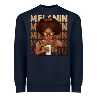 Navy melanin kid Heavyweight Sweatshirt - texasbilliewilder