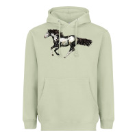 Matcha American Paint Horse Heavyweight Hoodie - LillyAllenDesigns