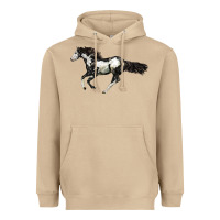 Mushroom American Paint Horse Heavyweight Hoodie - LillyAllenDesigns