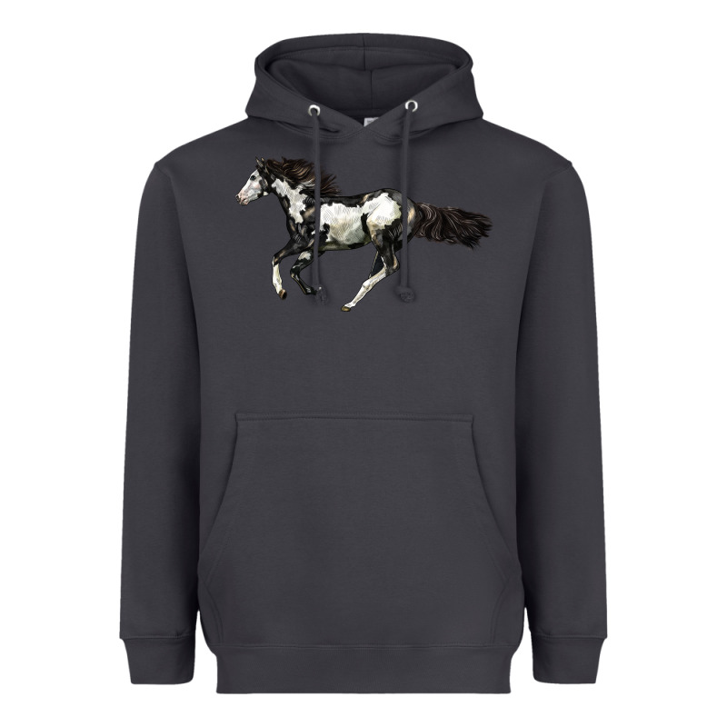 American Paint Horse Heavyweight Hoodie by LillyAllenDesigns | Teevron