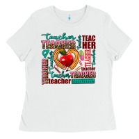 White teacher Ladies Tee - AdoDesignShop