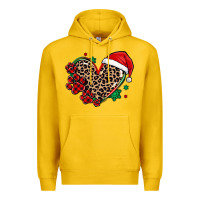 Lemon christmas paw heart Premium Hoodie - MaliasSmallBusiness
