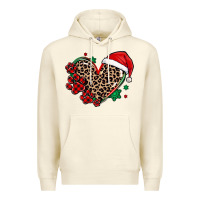 Sandshell christmas paw heart Premium Hoodie - MaliasSmallBusiness