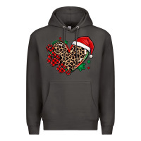 Smoke christmas paw heart Premium Hoodie - MaliasSmallBusiness