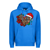 True Royal christmas paw heart Premium Hoodie - MaliasSmallBusiness
