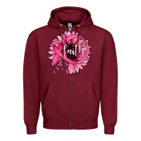 Burgundy sunflower faith Zipper Hoodie - JahusDesignShop