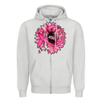 Dove Grey sunflower faith Zipper Hoodie - JahusDesignShop