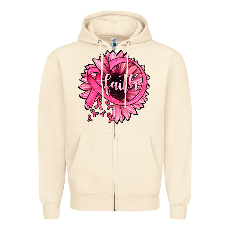 Sunflower Faith Zipper Hoodie by JahusDesignShop | Teevron