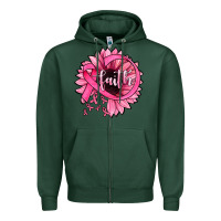 Sports Green sunflower faith Zipper Hoodie - JahusDesignShop