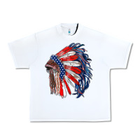White american flag indian headdress Urban Heavy Tee - RanaPortraitStore