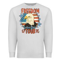 Dove Grey freedom born free tour 1776 Premium Sweatshirt - MaliasSmallBusiness