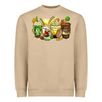 Mushroom beer coffee cups Heavyweight Sweatshirt - Zillion Design Studio