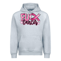 Heather Grey Fu*ck Cancer Urban Hoodie - RanaPortraitStore