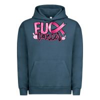 Pigment Midnight Navy Fu*ck Cancer Urban Hoodie - RanaPortraitStore