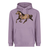 Lavender Missouri Fox Trotter horse Heavyweight Hoodie - LillyAllenDesigns