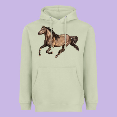 Missouri Fox Trotter Horse Heavyweight Hoodie Designed By Lillyallendesigns
