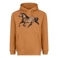 Meerkat Missouri Fox Trotter horse Heavyweight Hoodie - LillyAllenDesigns