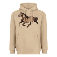 Mushroom Missouri Fox Trotter horse Heavyweight Hoodie - LillyAllenDesigns