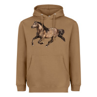 Toasted Coconut Missouri Fox Trotter horse Heavyweight Hoodie - LillyAllenDesigns