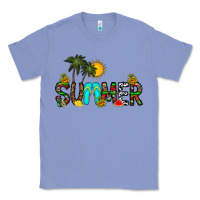 Colony Blue summer Classic Tee - CowhideDigitalArt