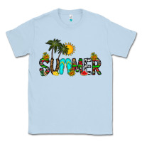 Dusty Blue summer Classic Tee - CowhideDigitalArt