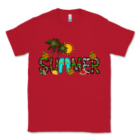 Red summer Classic Tee - CowhideDigitalArt