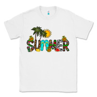 White summer Classic Tee - CowhideDigitalArt