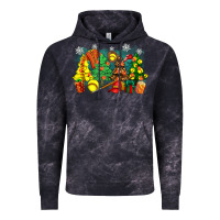 Cloud Black christmas trees with softball Vintage Hoodie - Zillion Design Studio