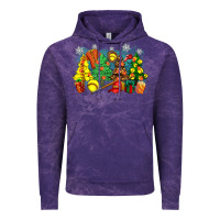Cloud Purple christmas trees with softball Vintage Hoodie - Zillion Design Studio