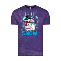Cloud Purple let it snow Vintage Tee - RanaPortraitStore