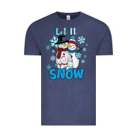 Vintage Denim let it snow Vintage Tee - RanaPortraitStore