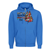 True Royal rocking around the christmas tree Zipper Hoodie - JahusDesignShop